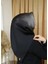 İpek Eşarp Nostalji - 8971-09 Siyah Gri Degrade Twill 2