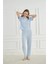 Kaşkorse Tavşan Desen Pijama Takımı 2