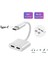 Type C To Type C Kulaklık Hızlı Şarj Giriş Çevirici Çoklayıcı Çoğaltıcı Splitter Adaptör 4