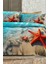 %100 Pamuk Ranforce Çeyizlik Luxury 5d Dijital Çift Kişilik Nevresim Takımı Sea Stars 2