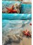 %100 Pamuk Ranforce Çeyizlik Luxury 5d Dijital Çift Kişilik Nevresim Takımı Sea Stars 4
