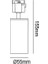 Monofaze Soketli Yuvarlak Ray Spot JK650 3