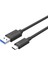 Unıtek Usb3.0 Type-C To Usb-A Şarj Kablosu 1.5mt 5gbps (C14103BK-1.5M) 1