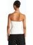 Yeni Sezon Straplez Yaka Peplum Bluz - S5PA96Z8 4