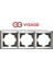 Visage Ambiance Füme 3 Lü Çerçeve - Priz ve Anahtar Için Uyumlu Çerçeve 2