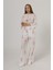 Grip&hug Işlemeli Oversize Pantolon - Beyaz 1