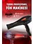TeknoTrust 2500 W Profesyonel Fön Makinesi, İyonik, Hız ve Isı Ayarlı, Siyah Renk 1