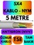 Öznur 5x4 Antigron (Nym) Kablo (Gri) Metre Seçenekli 1