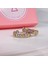 925 Gümüş Taş Işlemeli Gold Şeritli Küpe , Özel Model x Tiffany Çelik Küpe 2