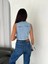 Kot Jeans Yelek - Buz Mavisi 4