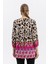 %100 Viskon Desen Geçişli Oversize Bluz – Leopar & Geometrik Desen 7