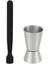 Mojito Tokmağı Siyah 20.7 cm Çatallı Kaşık 30 cm Jigger 2/4 cl Tokmak Bar Tokmağı Kokteyl Jigger 4