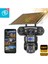 O-Kam 6060 9mp (3+3+3) Üç Kameralı Ultrahd 4g Güneş Enerjili Akıllı Güvenlik Kamerası 3