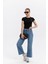 Göğüste Metal Fiyonk Detaylı Cloudtouch Premium Bisiklet Yaka Kısakol T-Shirt 7
