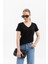 V Yaka Cloudtouch Yumuşak Basic Kısakol T-Shirt 3