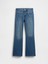 Kız Çocuk Mavi High Rise '70s Flare Jean Pantolon 3