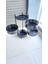 5 Gözlü Katlanabilir Metal Sebzelik Raf | Siyah Renk | 72 cm | Çok Amaçlı Düzenleyici 3