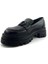 2353003 Günlük Hakiki Deri Bayan Ayakkabı-Siyah 3