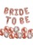 Rose Gold Bride To Be Konfetili Folyo Balon Set 1