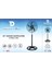5 Metal Kanatlı Soğutucu Vantilatör Pervane 3 Kademe Hız Kontrol 18 Inch - 80W 5
