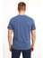 Trend Kapında Tommy Bisiklet Yaka Nakışlı Tshirt Koyu Mavi 2