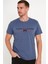 Trend Kapında Tommy Bisiklet Yaka Nakışlı Tshirt Koyu Mavi 3
