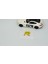 R Rozet Sarı 2.2cm Bagaj Yazı Logo Arma Volvo ile Uyumlu 3