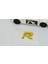 R Rozet Sarı 2.2cm Bagaj Yazı Logo Arma Volvo ile Uyumlu 4