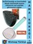 Ergonomik Tutuş Dayanıklı Plastik Hijyenik Klipsli Ölçekli Şeffaf Kedi Köpek Mama Küreği 180 ml 1