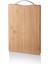 Metal Tutacaklı Lüx Bambu Kesme Tahtası 30CM X20CMX1.8CM ROYALEKS-67458 1