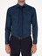 Erkek Lacivert Slim Fit Pamuk Klasik Gömlek 50287784-VR033 6