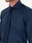 Erkek Lacivert Slim Fit Pamuk Klasik Gömlek 50287784-VR033 7