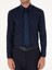 Erkek Lacivert Slim Fit Pamuk Karışımlı Gömlek 50284433-VR033 6