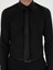 Erkek Siyah Slim Fit Pamuk Klasik Gömlek 50285570-VR046 6