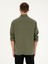 Erkek Haki Regular Fit %100 Keten Gömlek Ceket 50288521-VR027 6