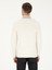 Erkek Beyaz Slim Fit V Yaka Triko Kazak 50292561-VR013 6