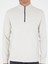 Erkek Ekru Regular Fit Pamuk Karışımlı Yarım Fermuarlı Sweatshirt 50294015-VR019 6