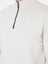 Erkek Ekru Regular Fit Pamuk Karışımlı Yarım Fermuarlı Sweatshirt 50294015-VR019 7