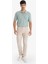 %100 Pamuk Regular Fit Kısa Kollu Basic Düz Pike Kumaş Polo Tişört C1293AX25SP 2