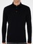 Erkek Siyah Regular Fit Polo Yaka Pamuklu Sweatshirt 50294327-VR046 6