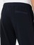 Erkek Lacivert Slim Fit Paçası Lastikli Nervürlü Eşofman Altı 50292584-VR033 6