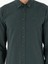 Erkek Koyu Yeşil Slim Fit Uzun Kollu Gömlek 50291698-VR079 6