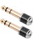 6.35MM Erkek - 3.5mm Dişi Jak Fişi Mini Ses Adaptörü (Yurt Dışından) 1