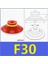 Endüstriyel Düz Vakumlu Vantuz Kaburgalı, 5'li Paket F30 (Yurt Dışından) 4