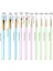 10 Parça Sanatçı Boya Fırçası Seti Pastel Suluboya Fırçaları (Yurt Dışından) 4