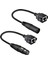 1 Çift Xlr 3pin - RJ45 Dişi Adaptör RJ45 - Xlr Konnektörü (Yurt Dışından) 5