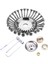 Tel Tekerlek + Sabitleme 7 Parçalı Set Çim Biçme Makinesi Tel Çim Biçme (Yurt Dışından) 3
