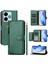 Xiaomi Redmi 13X Fermuar Pu Deri Manyetik Kart Tutucu Için Flip Case (Yurt Dışından) 1