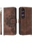 Sony Xperia 1 Vıı Çoklu Kredi Kartı Yuvaları Için Flip Case Kabartmalı (Yurt Dışından) 3