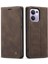 Oppo Reno 13F 4g/5g Için Flip Case Kart Yuvası Kickstand Vintage Pu Flip (Yurt Dışından) 1